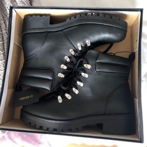 Furry Combat Boots - SOLD